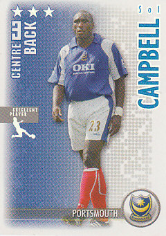 Sol Campbell Portsmouth 2006/07 Shoot Out Excellent Player #242